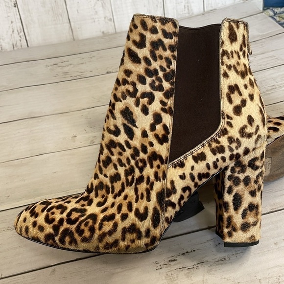 Sam Edelman Cheetah Print Heeled Ankle Bootie - Picture 15 of 15